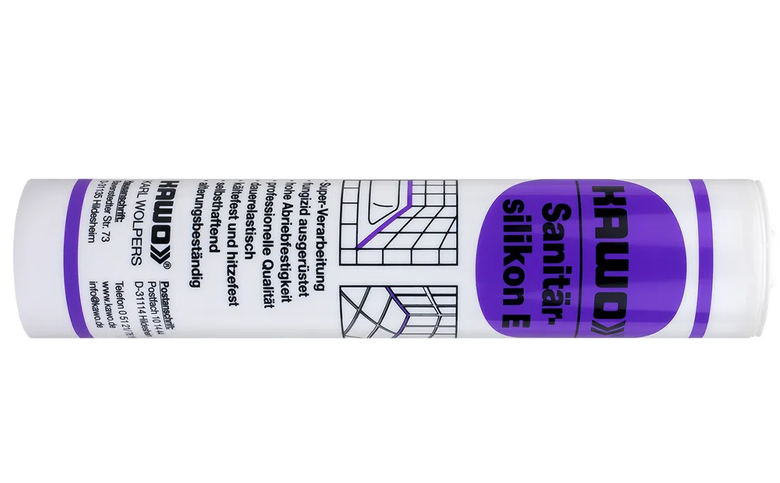 Premium 1K Sanitär Silikon E Dichtstoff 310 ml transparent