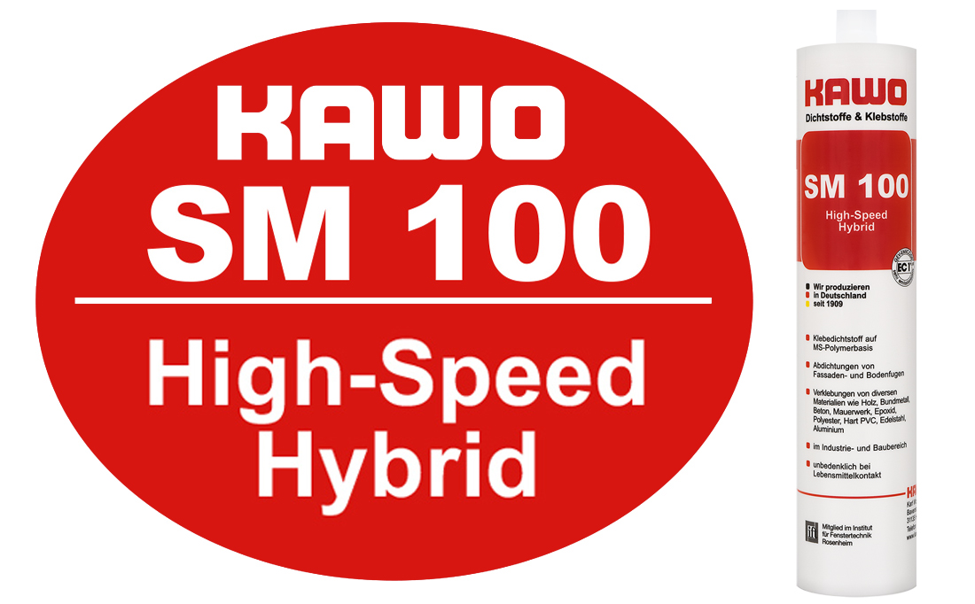 SM 100 HIGH SPEED Premium Hybrid Klebedichtstoff 300ml weiß