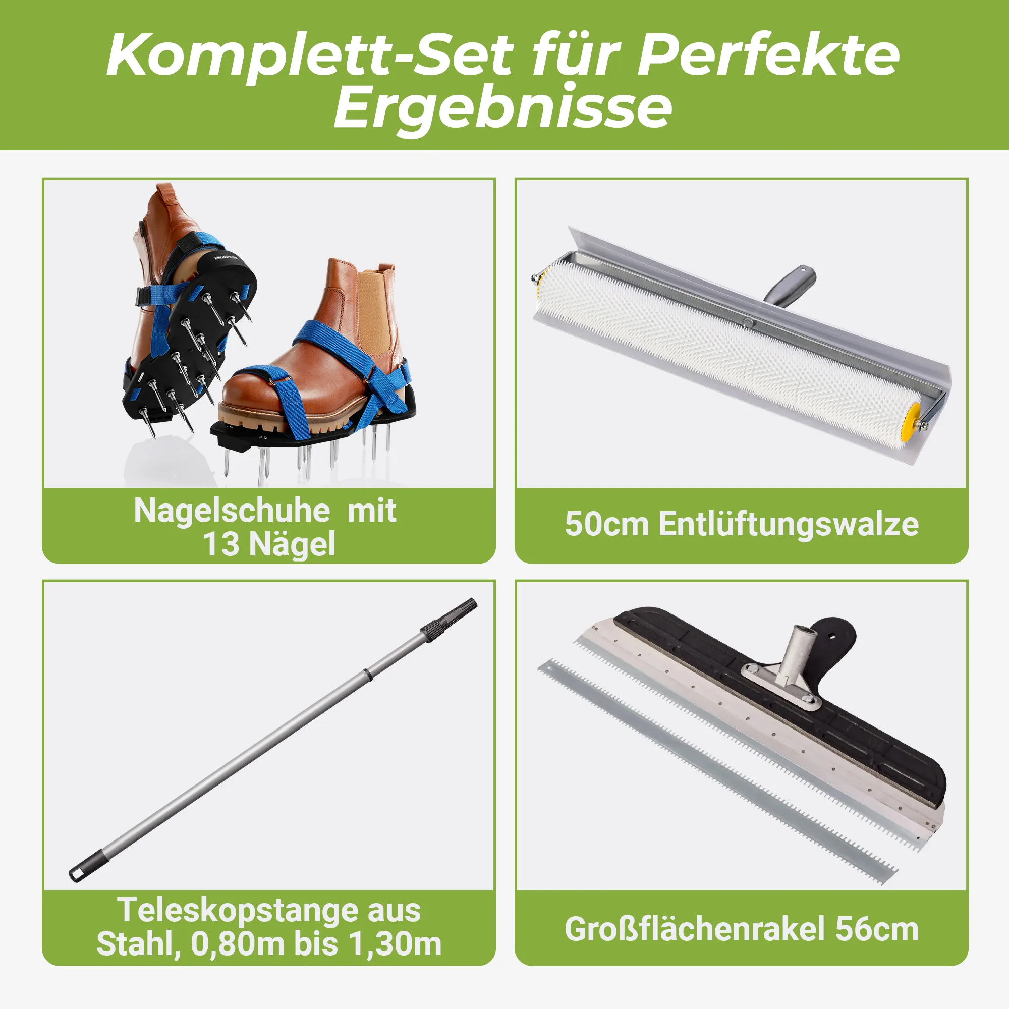 Premium Bodenbeschichtungs Set 4 tlg.
