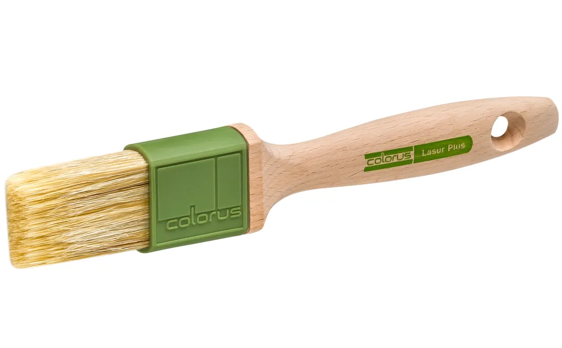 Colorus Premium Flachpinsel LASUR Lasurpinsel 90% Top Borsten 12.Stärke 60mm