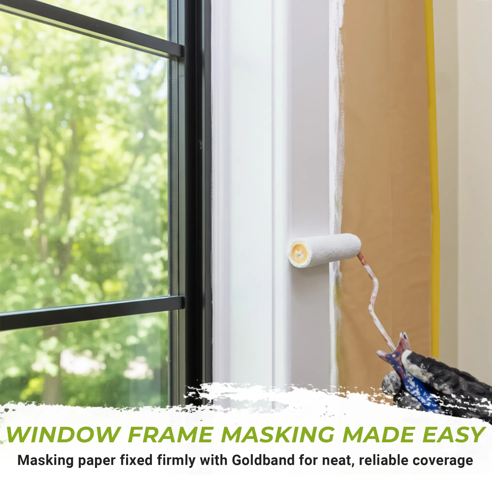 Colorus Premium Papier Masker Tape Goldband Fineline UV 30 30cm x 20m