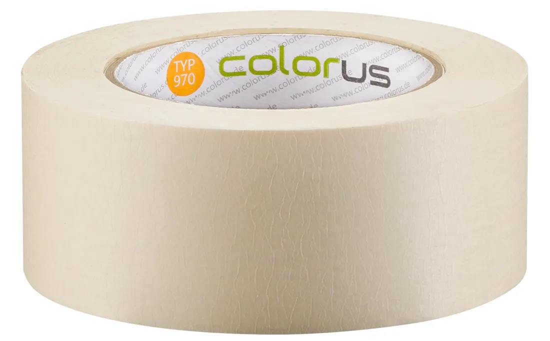 Colorus crêpe fin PLUS ruban adhésif 90° 50m