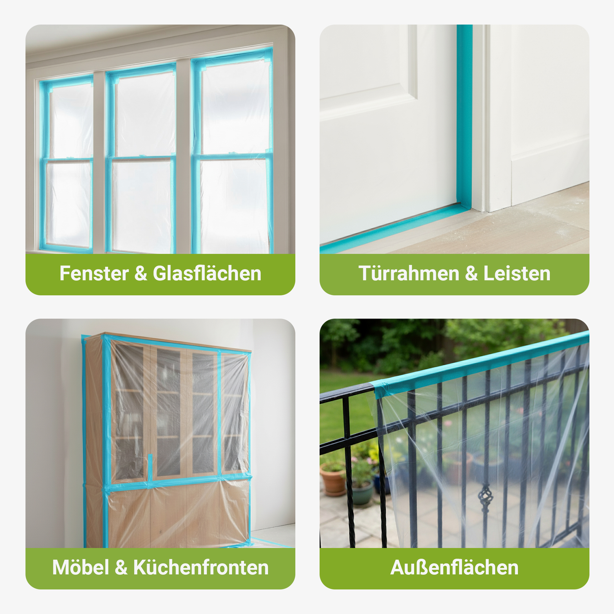 Colorus Premium Folien Masker Tape Gewebe UV 21 270cm x 16m