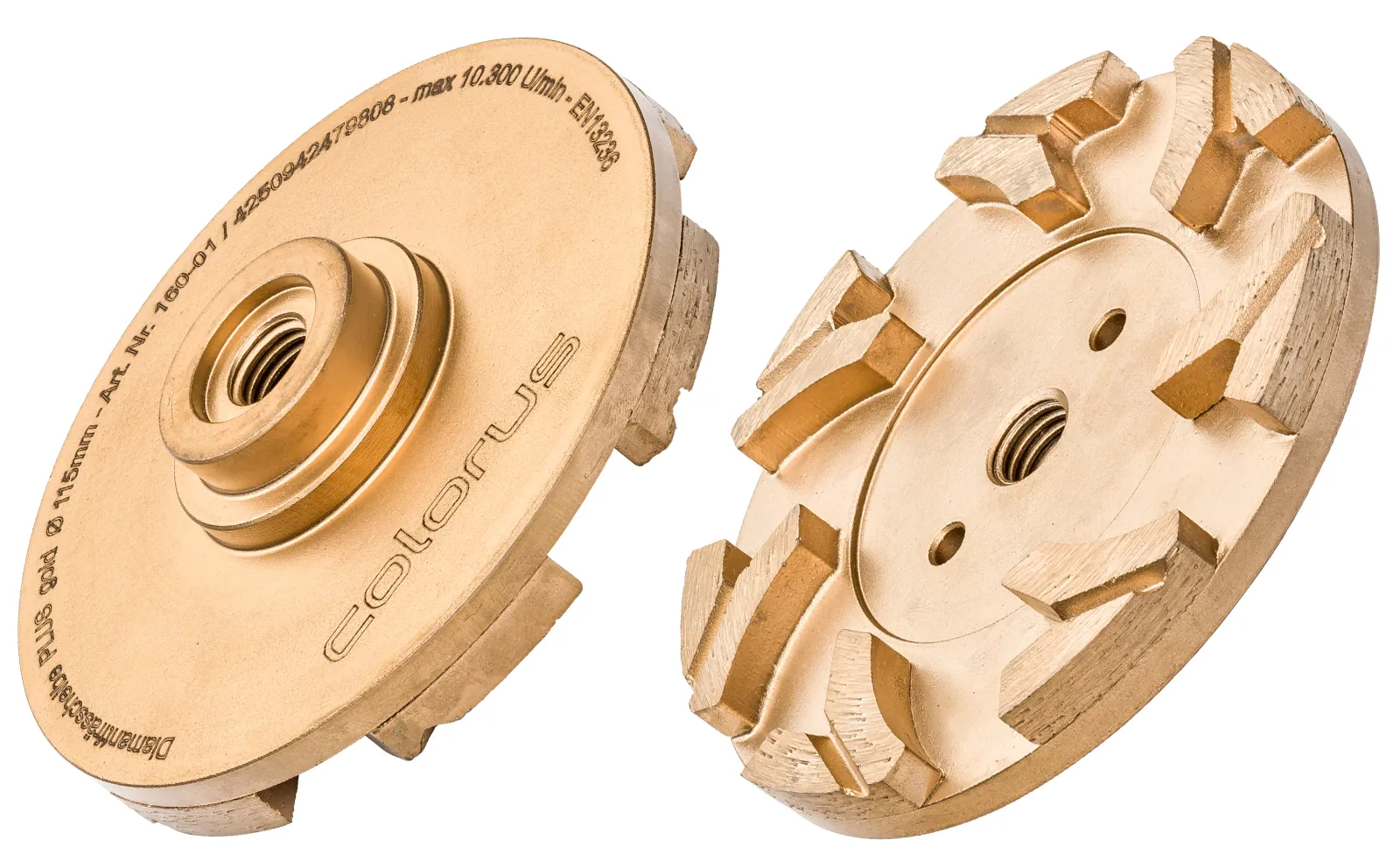 Colorus Premium Diamantfrässcheibe gold 115mm (geeignet für Multifräse compact 115)