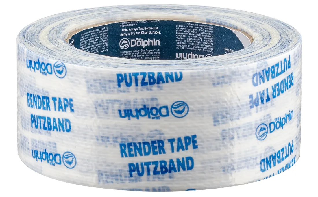 Blue Dolphin Putzband weiß 48 mm x 33 m – Karton mit 24 Rollen