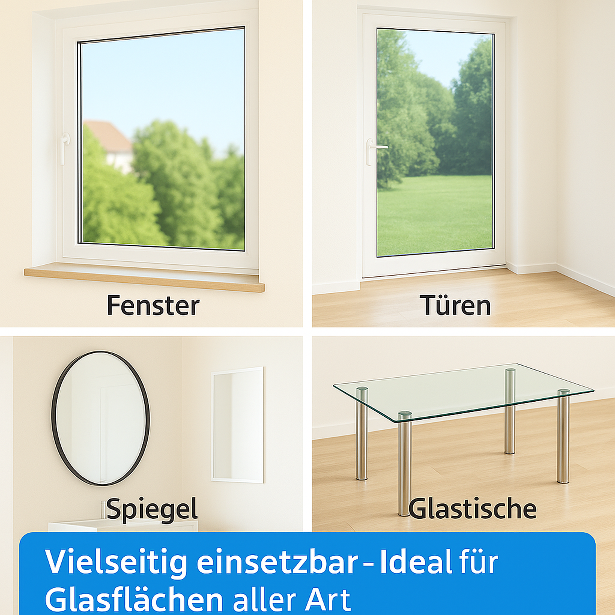Premium Glasschutzfolie blau Fensterschutzfolie 0,50 x 100m