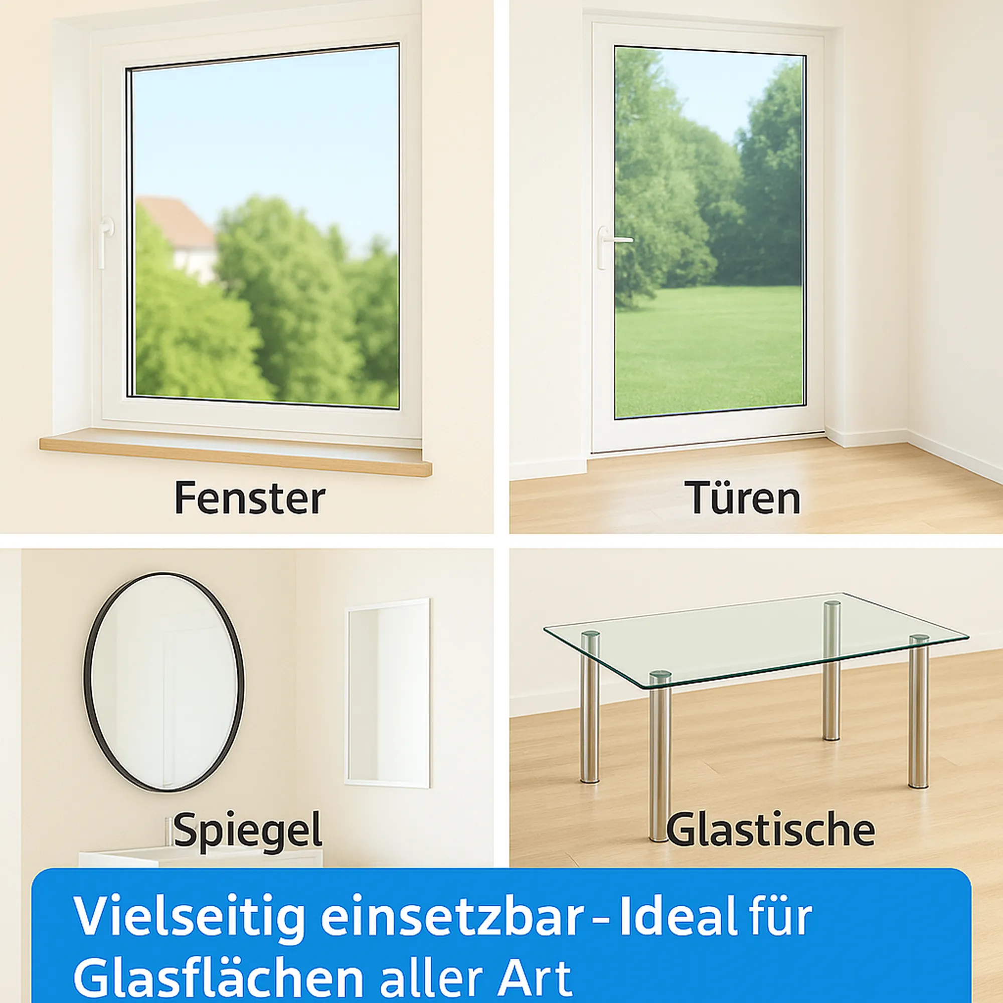 Premium Glasschutzfolie blau Fensterschutzfolie 0,50 x 100m