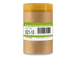 Colorus Premium Papier Masker Tape Goldband Fineline UV 30 18cm x 20m