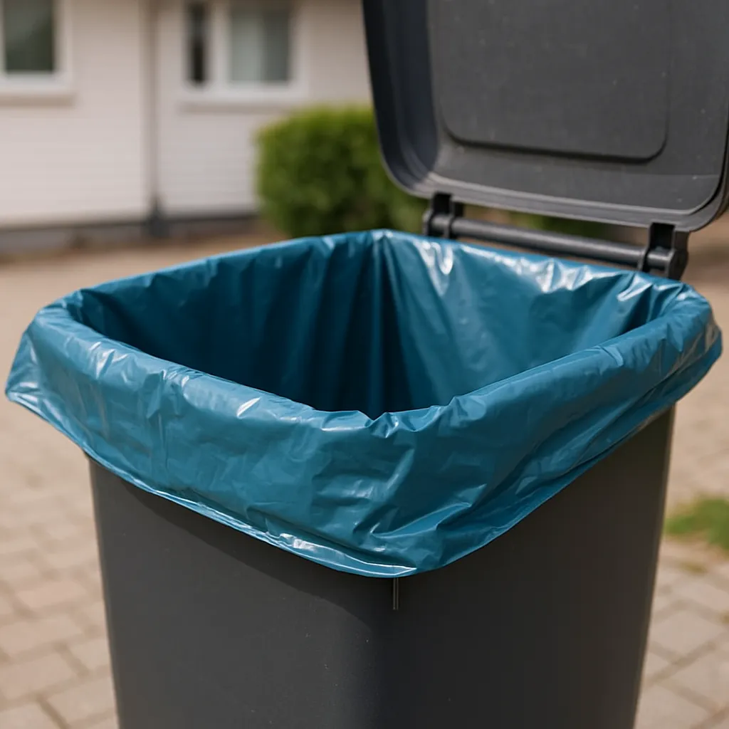 25 x Colorus Müllsack BASIC 120l 40µ blau auf Rolle