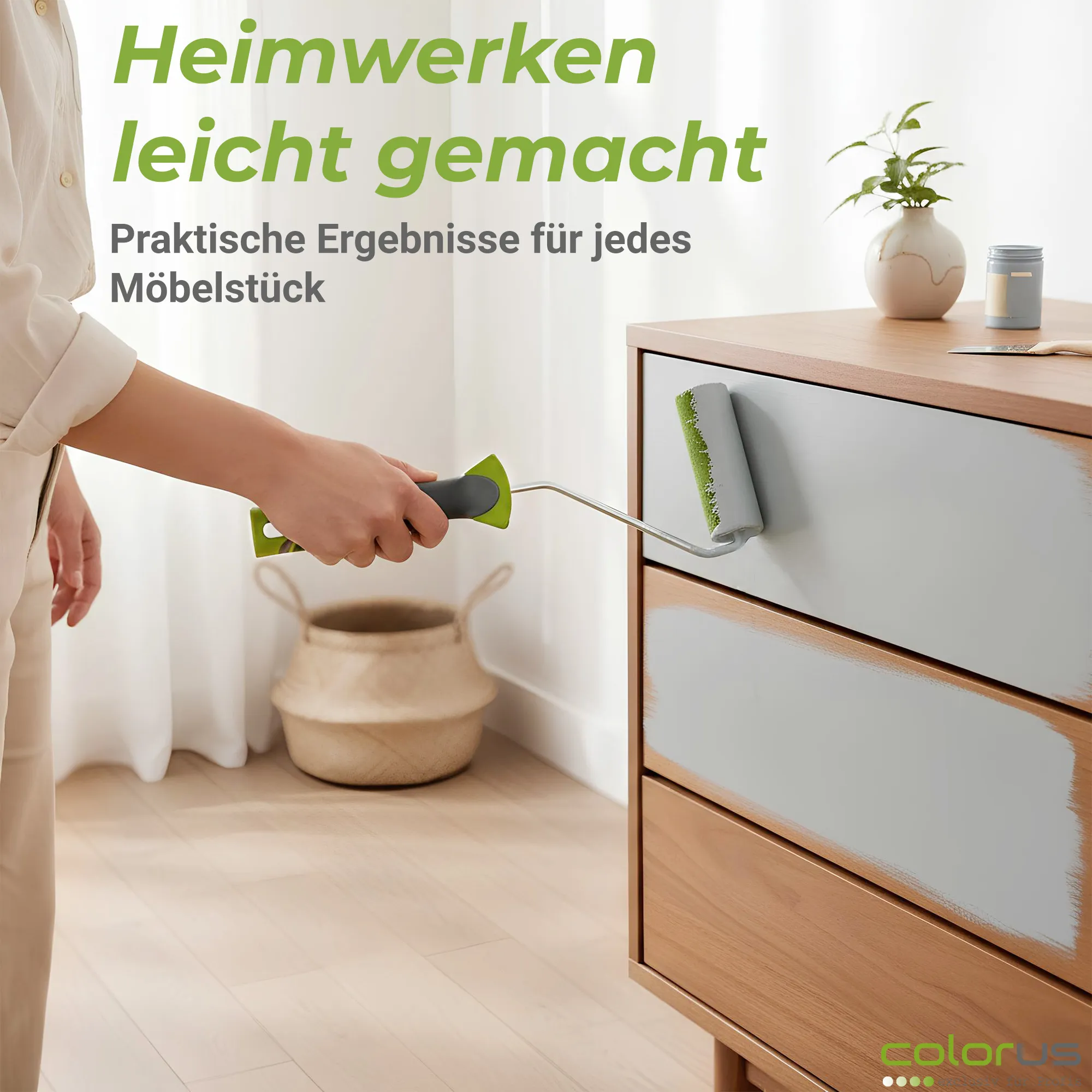 10 x Premium Lackierwalzen superfein 11cm gerade mit Bügel