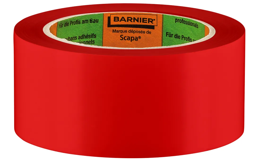 Barnier 6099 rot Metallband glatt 50mm x 30m