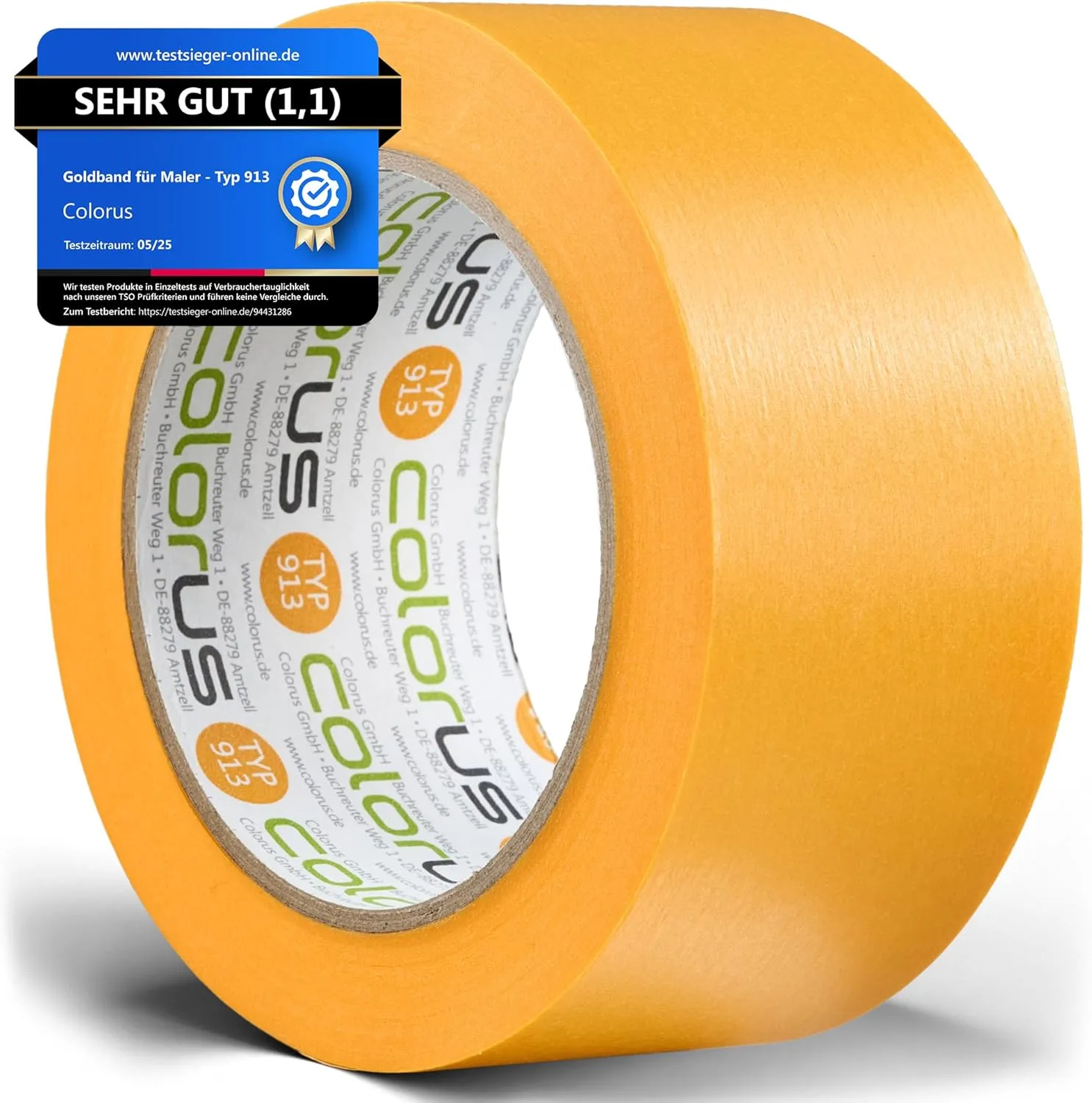 Colorus Profi Goldband Washi Tape UV 90 Klebeband 50m x 50mm