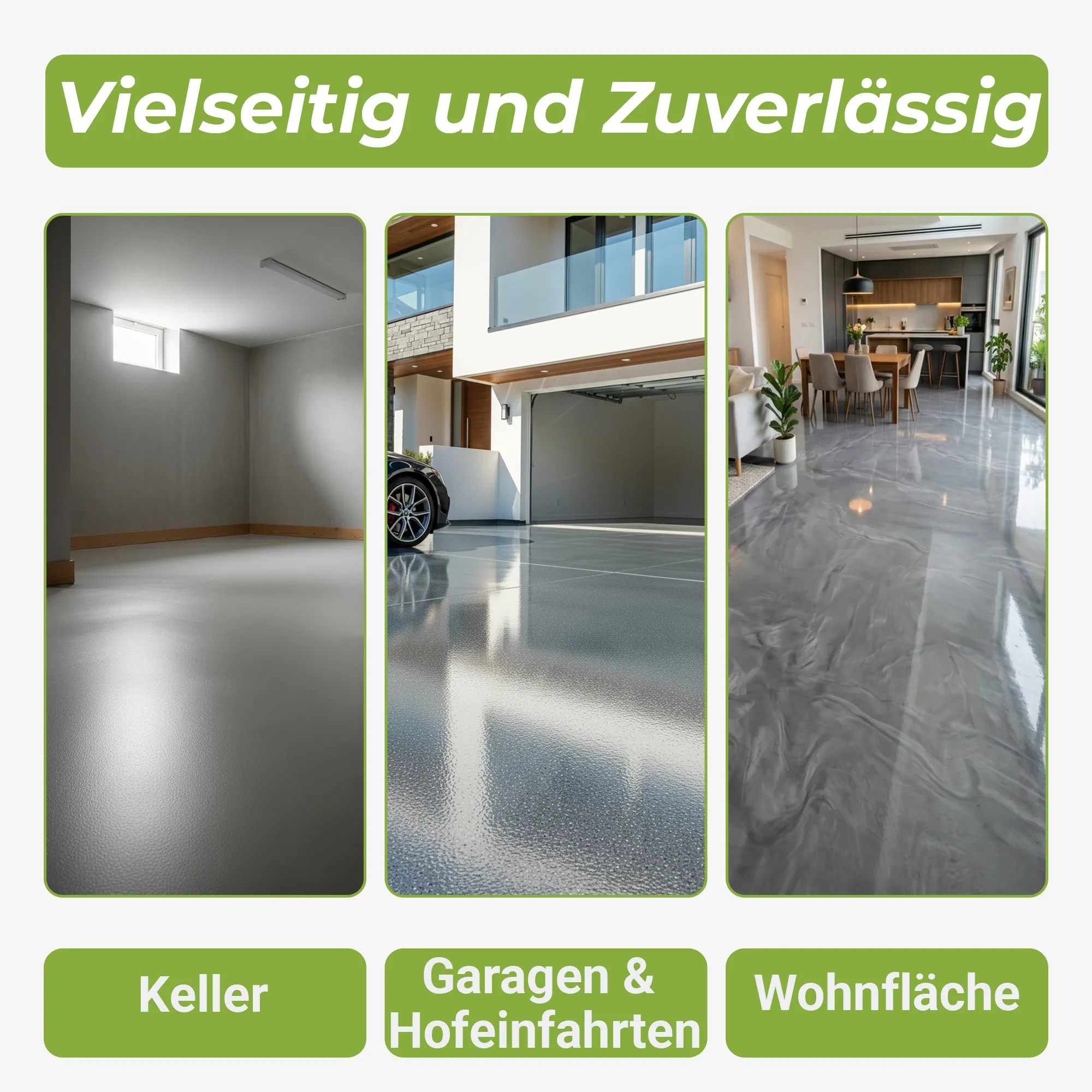 Profi Bodenbeschichtungs-Set 5-tlg. für Epoxidharz & Bodenversiegelung