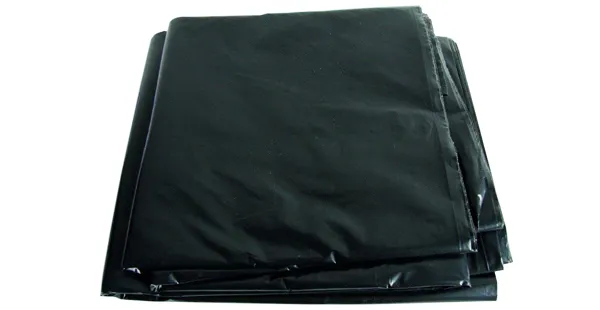 Premium Bauplane LDPE 75µ schwarz 4 x 5m