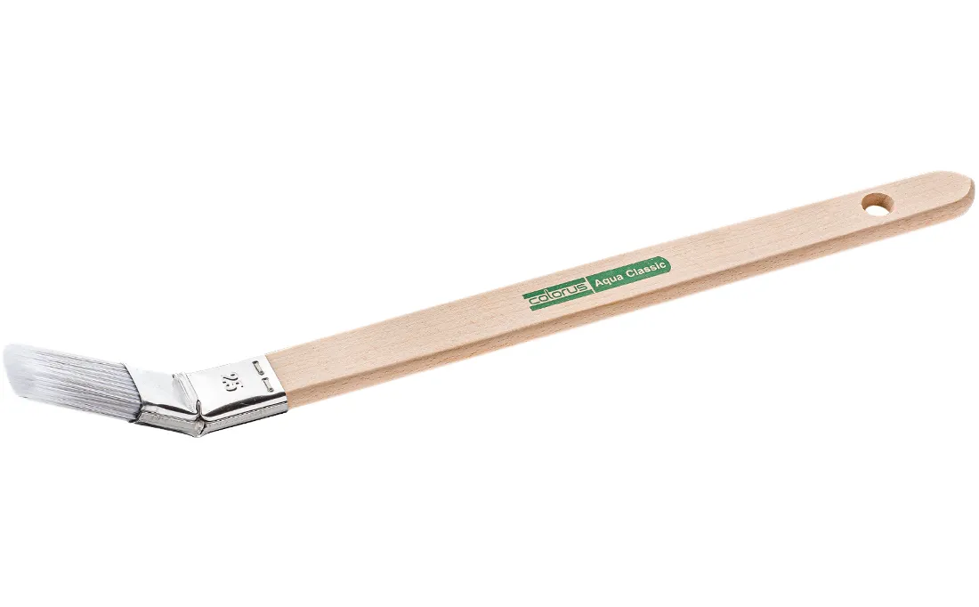 Profi Plattpinsel gebogen AQUA Lackpinsel 15mm