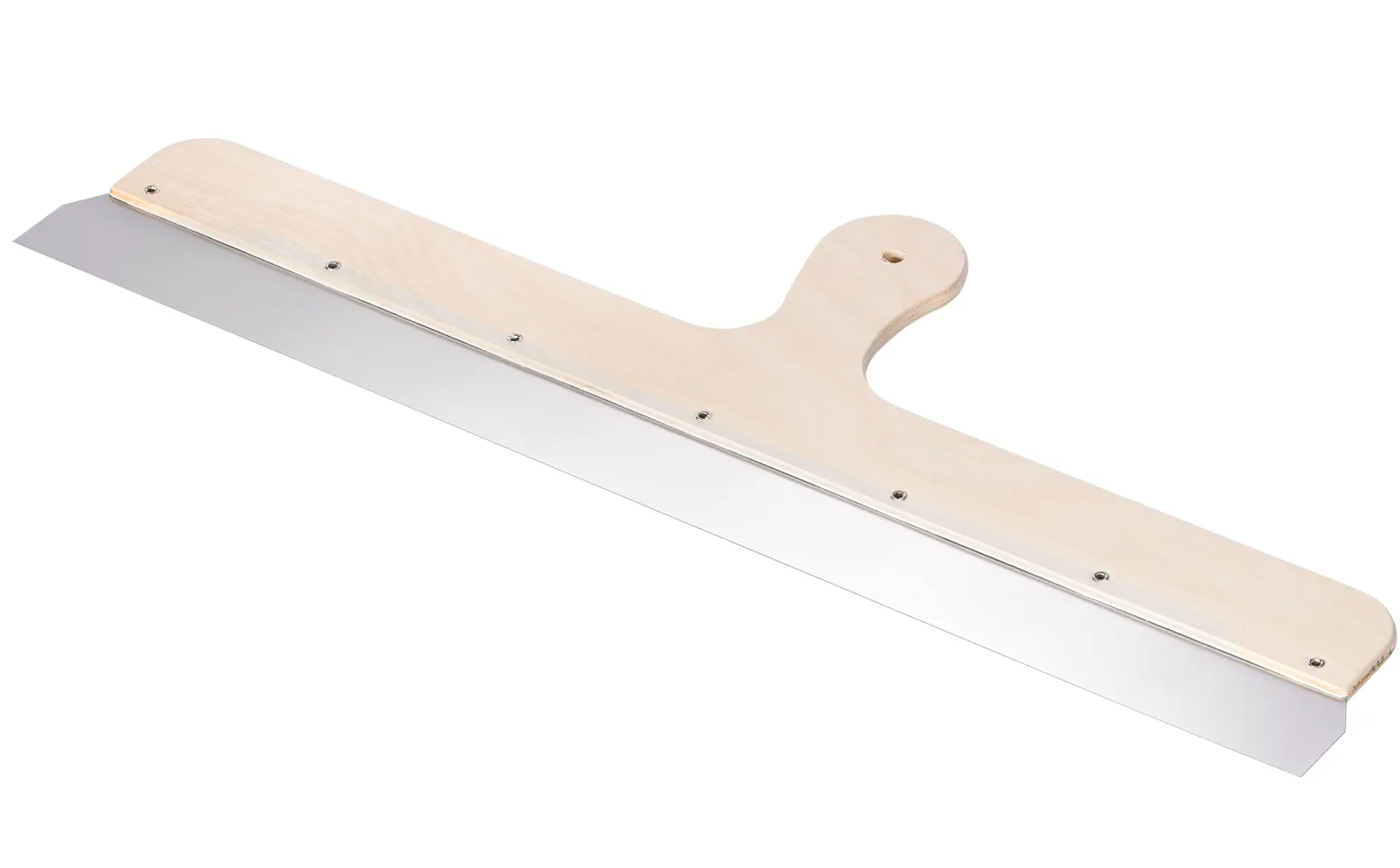 Profi Flächenspachtel Edelstahl Sperrholz Griff 40cm