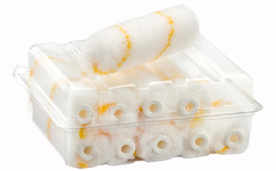 10er-Pack Colorus Profi Heizkörperroller „Goldfaden“ (10 cm) – Der robuste Allrounder (12 mm Flor)