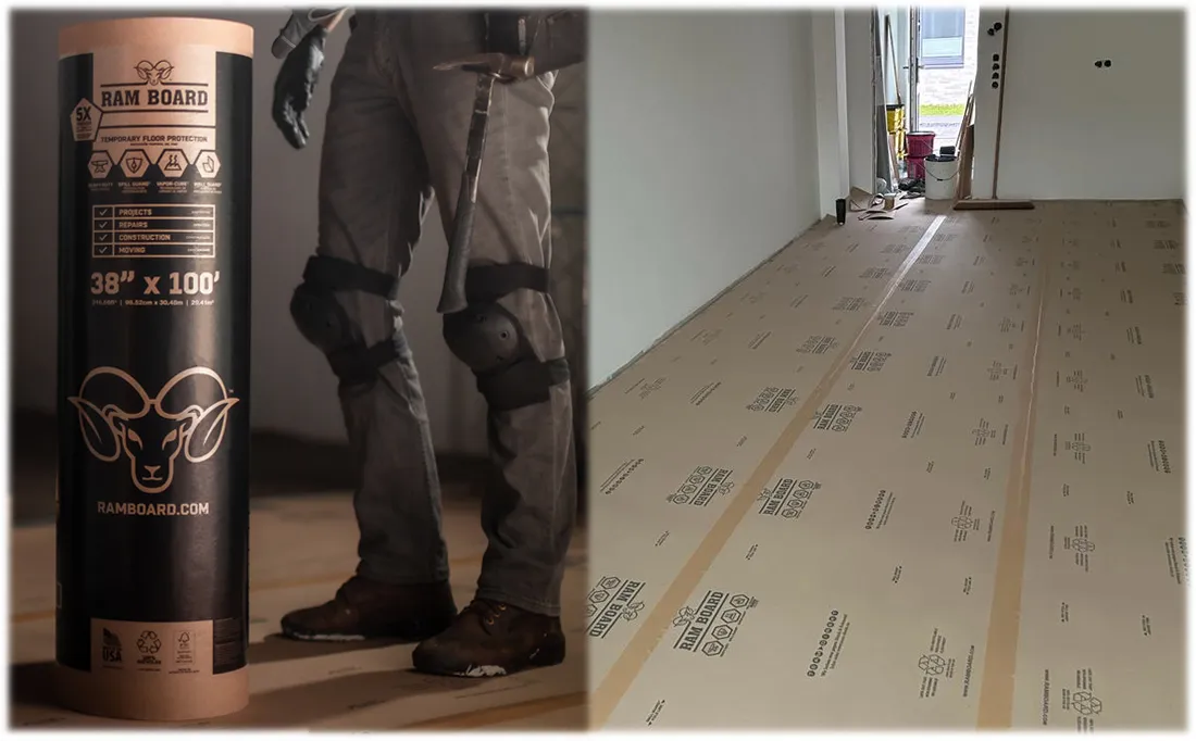 RamBoard Schutz Legeboden DAS ORIGINAL FSC® zertifiziert recycelbar 0,94 x 32m 590g/m²