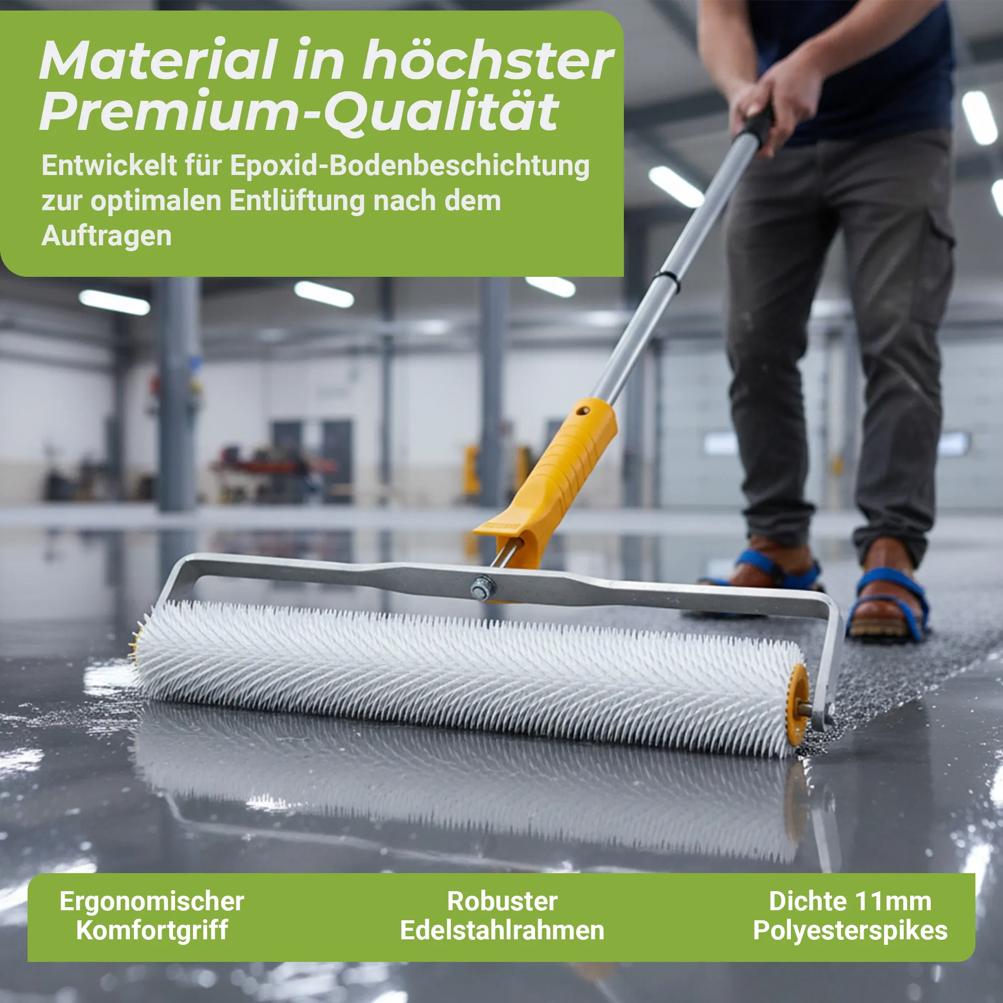 Profi Bodenbeschichtungs-Set 5-tlg. für Epoxidharz & Bodenversiegelung