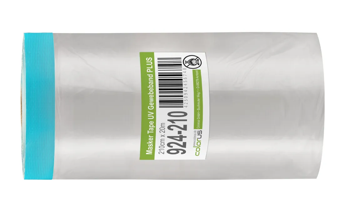 Colorus Premium Folien Masker Tape Gewebe UV 21 210cm x 20m