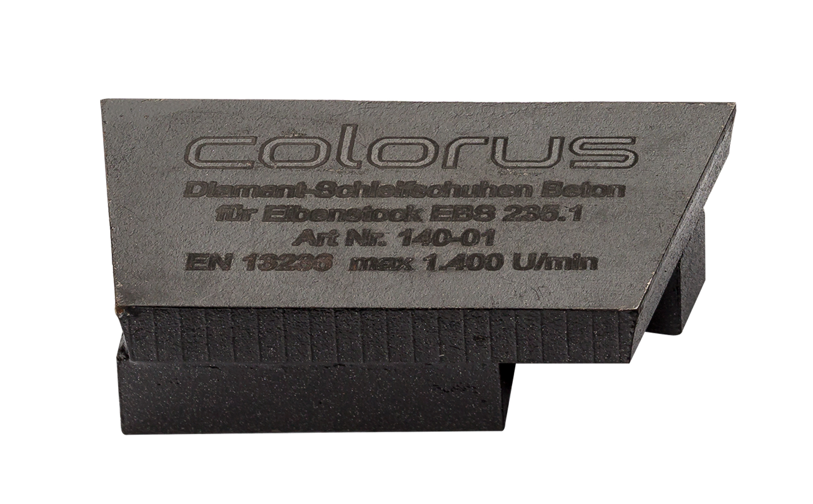 Colorus Premium Beton Diamant Schleifschuh Set 5 teilig für Eibenstock EBS 235.1