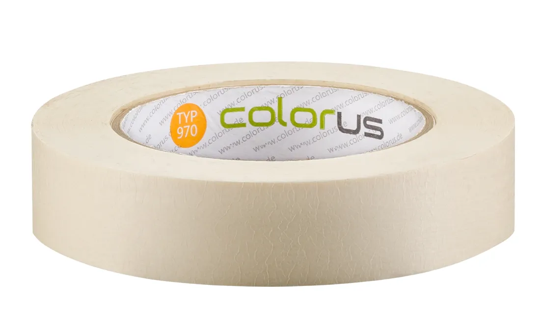 Colorus Premium Malerkrepp 90° Kreppband 50m x 25mm