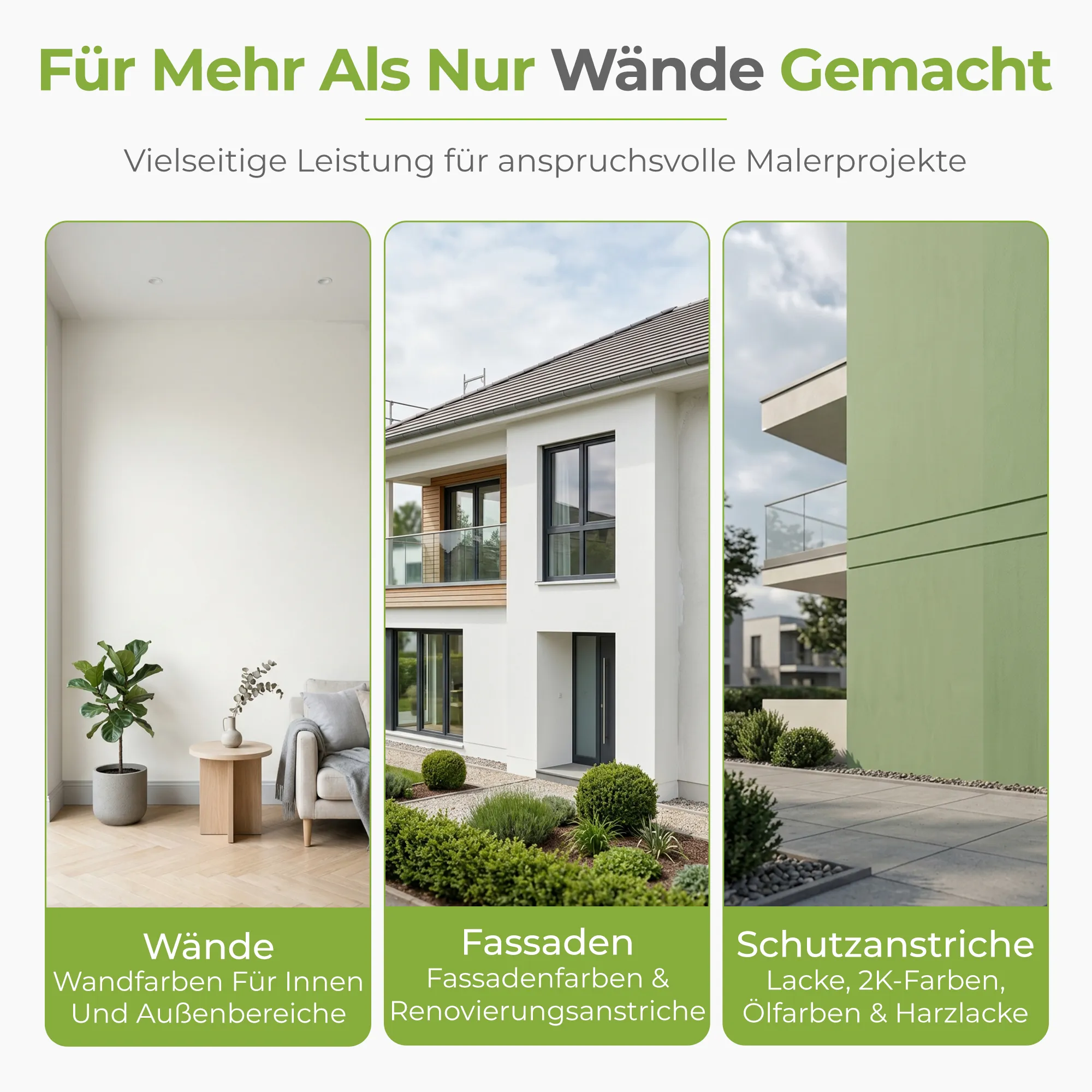 Profi Maler Set 21-teilig | für lösemittelhaltige Lacke & Wandfarben