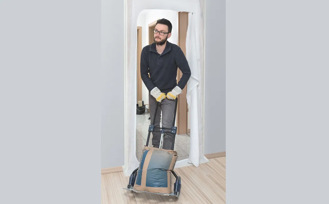 Porte anti-poussière en film non tissé avec fermeture éclair C