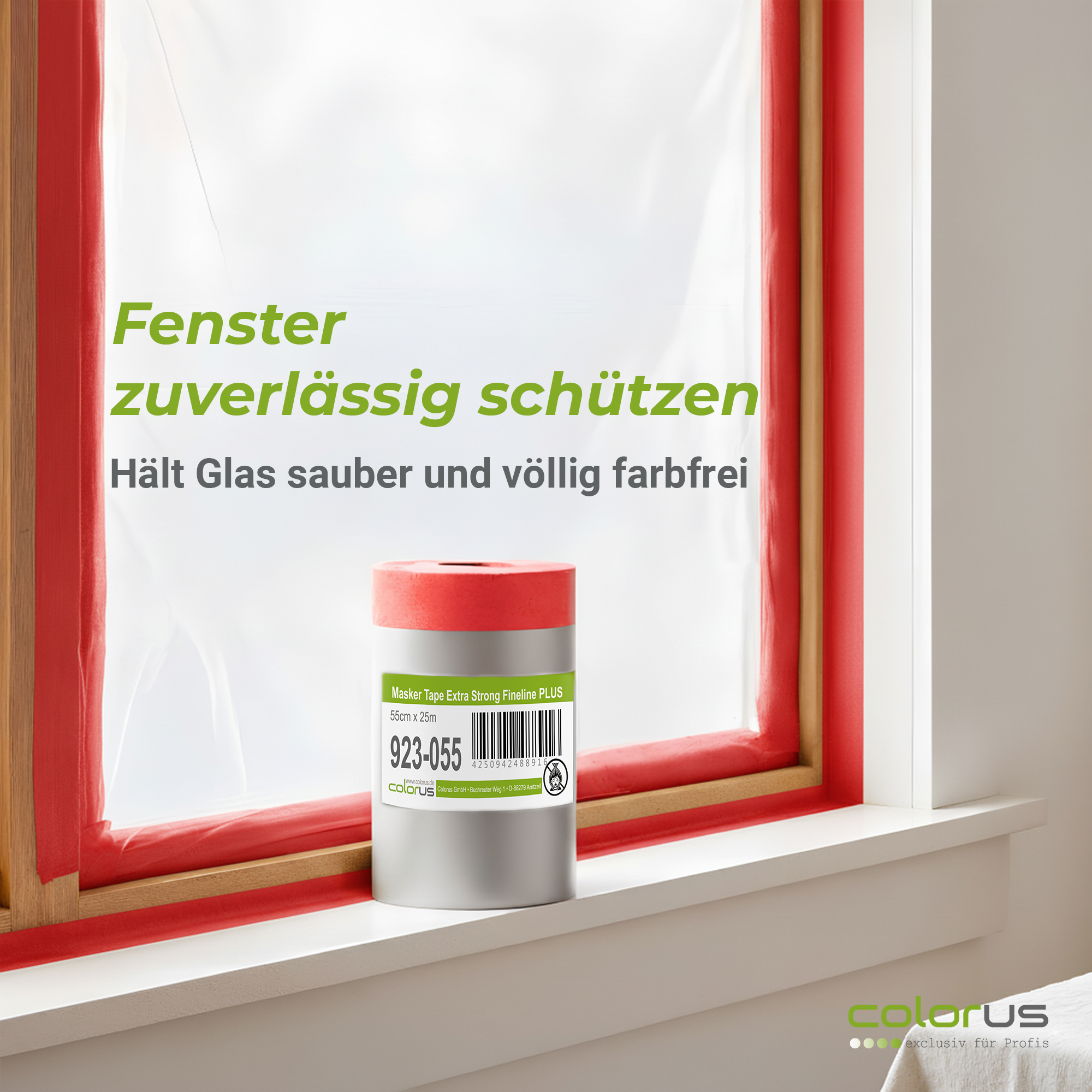 Colorus Premium Folien Masker Tape Extra Strong UV 120 55cm x 25m Colorus Premium Folien Masker Tape Extra Strong UV 120 55cm x 25m