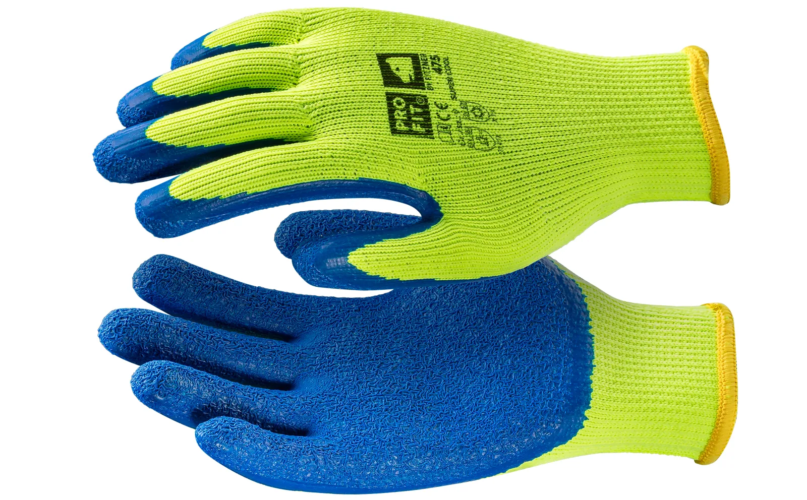 Profi Arbeitshandschuhe Feinstrick Latex "WINTER TEX“ gefüttert Größe L (9)