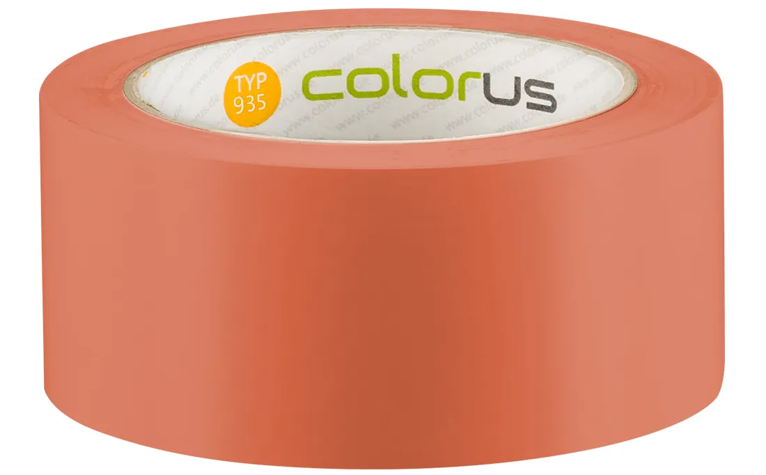 Colorus Premium Putzerband orange glatt Schutzband 33m x 50mm