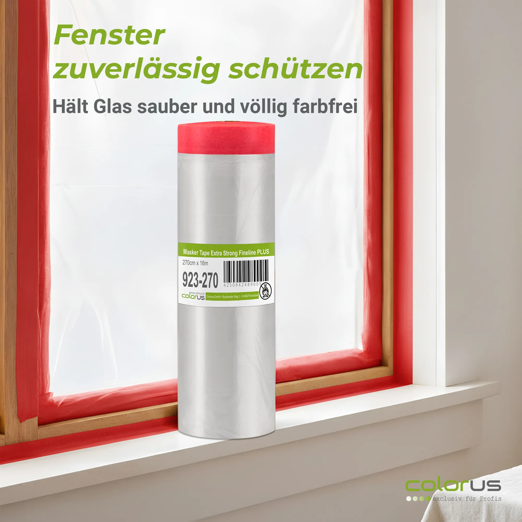 Colorus Premium Folien Masker Tape Extra Strong UV 120 270cm x 16m