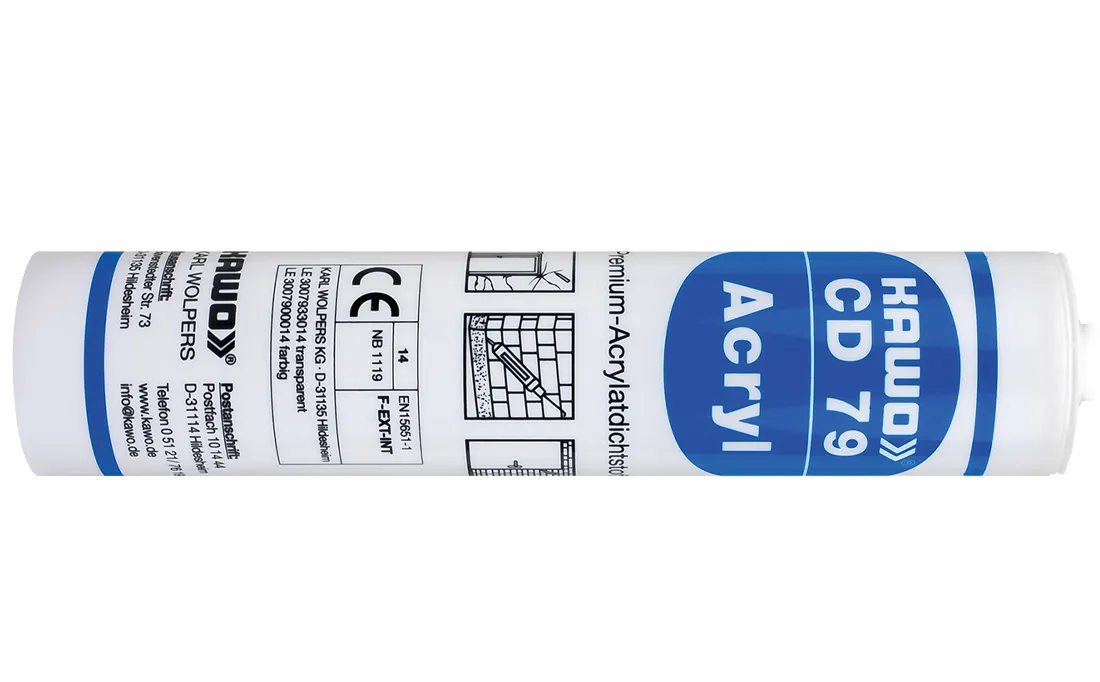 CD 79 Premium Acrylat Dispersionsbasis Fugendichtmasse 310 ml weiß