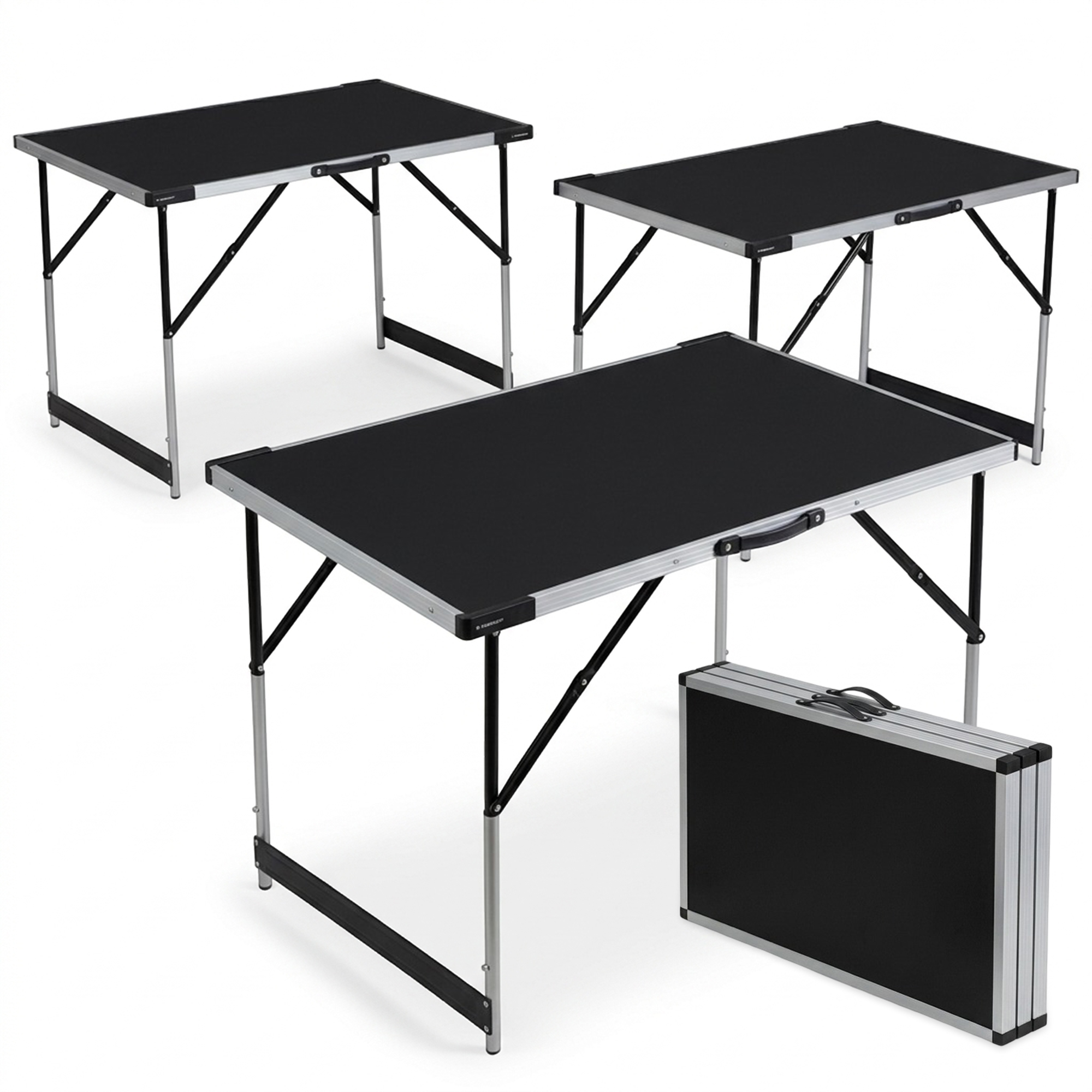 Mamba Tapeziertisch Set 3-teilig | Klappbar & Höhenverstellbar | 90 kg Gesamttragkraft