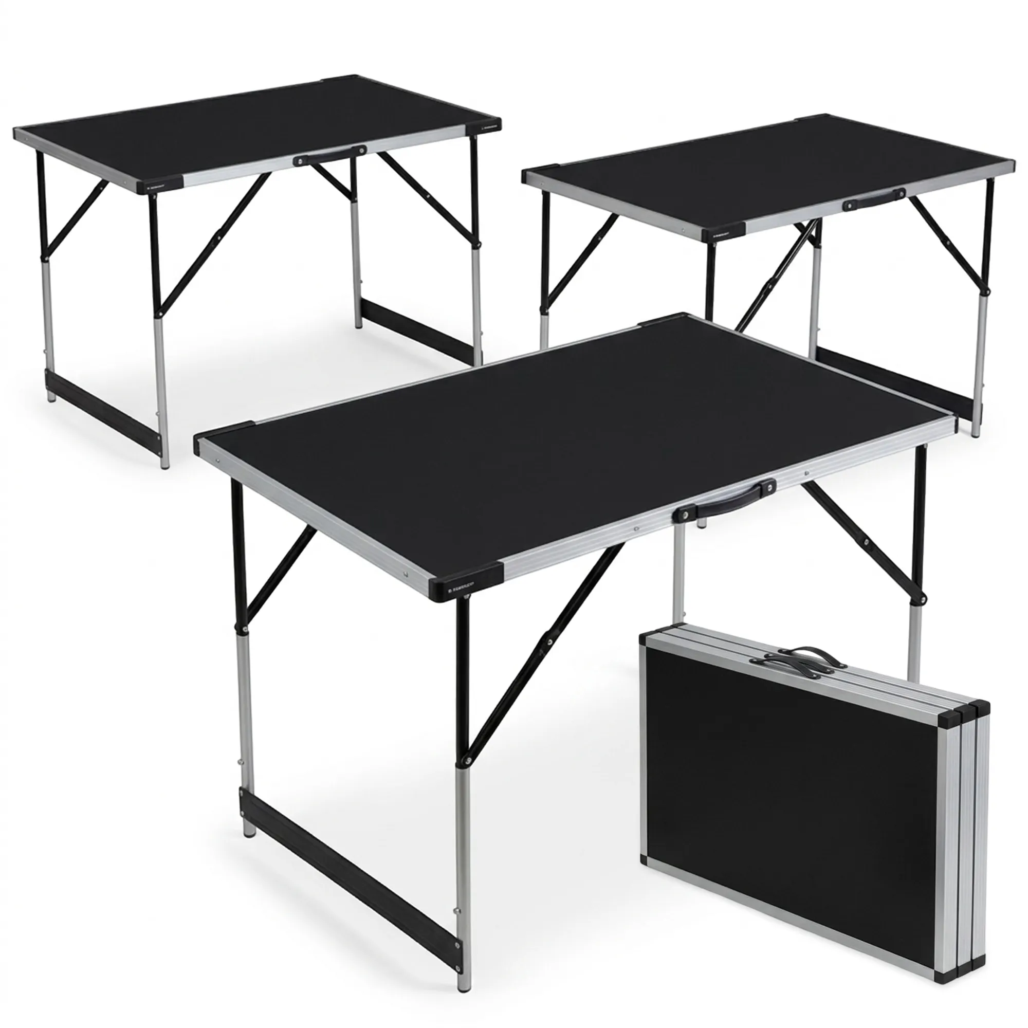 Mamba Tapeziertisch Set 3-teilig | Klappbar & Höhenverstellbar | 90 kg Gesamttragkraft