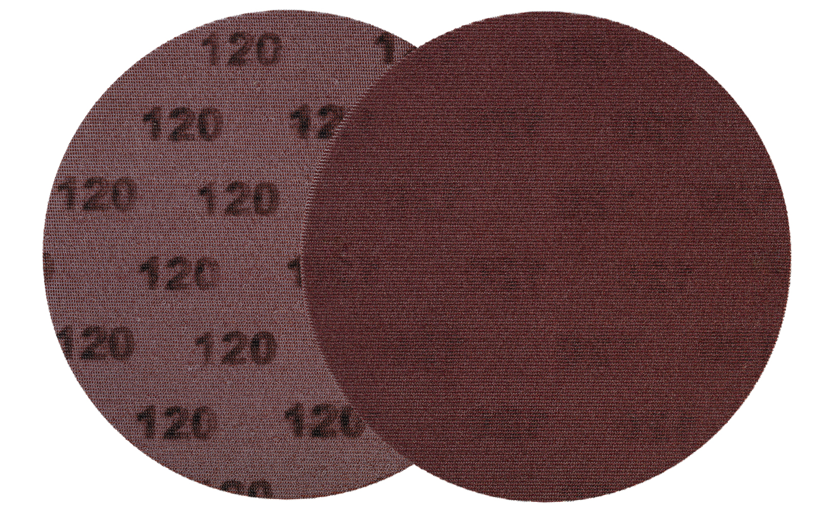 Colorus Premium Klett Fein-Schleifscheibe Ø 225mm Aluminiumoxid Schleifgitter für Rundschleifer P120