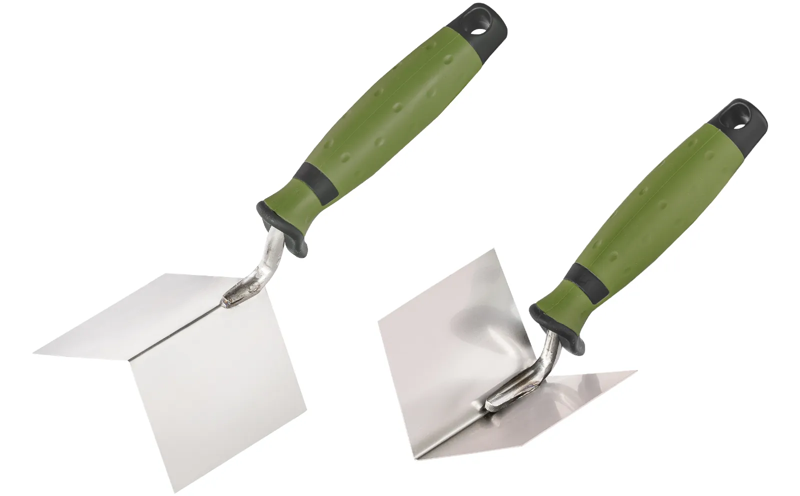 Colorus Eckenkelle PLUS Edelstahl 2K Comfort Griff 8 x 6 x 6cm Außen