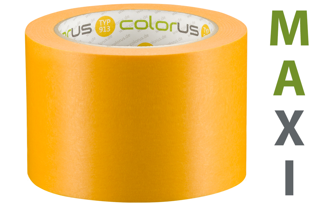 Colorus Profi MAXI Goldband Washi Tape UV90 Klebeband 50m