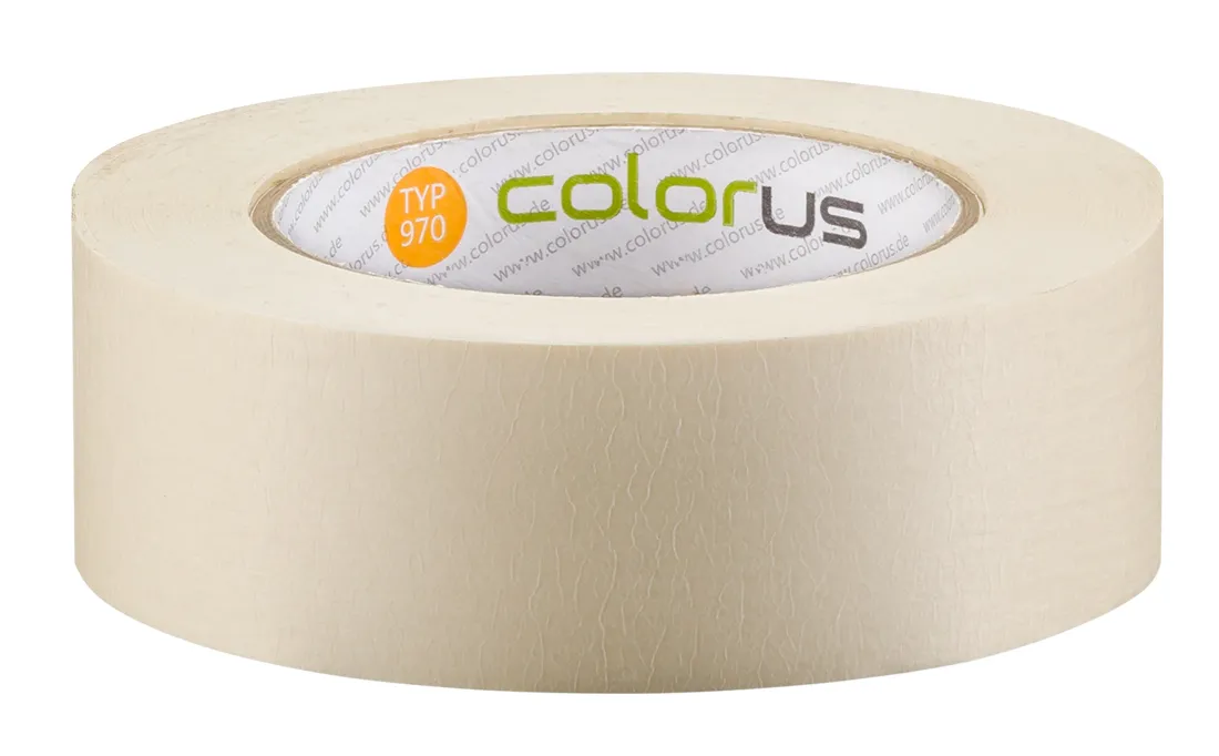Colorus Premium Malerkrepp 90° Kreppband 50m x 38mm
