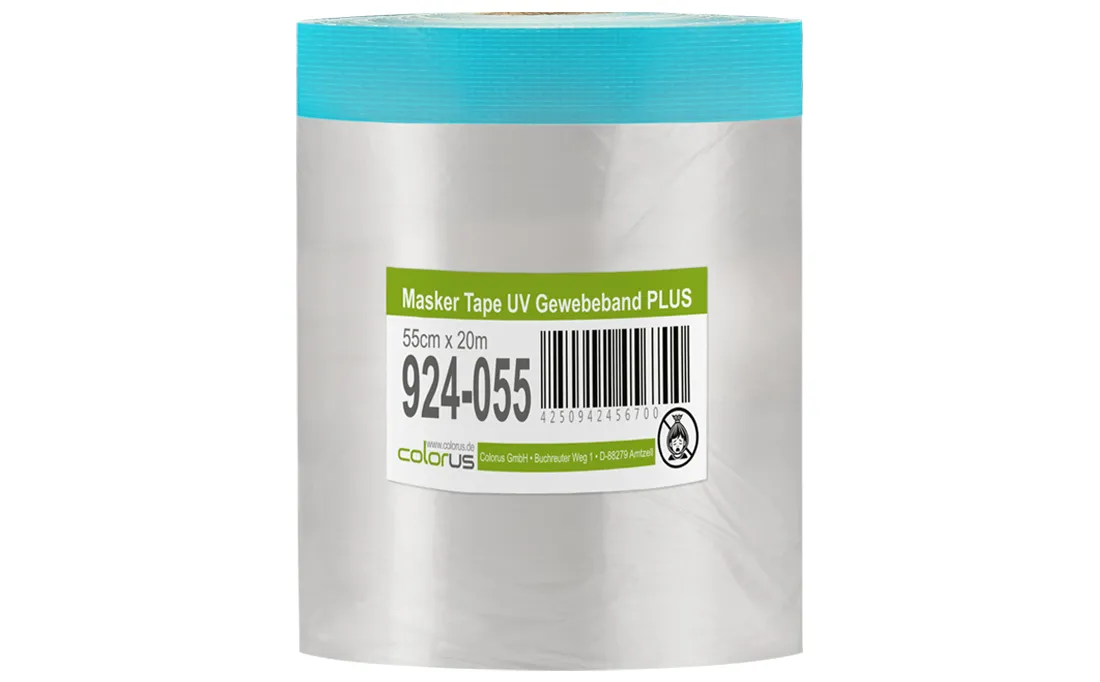 Colorus Premium Folien Masker Tape Gewebe UV 21 30cm x 20m