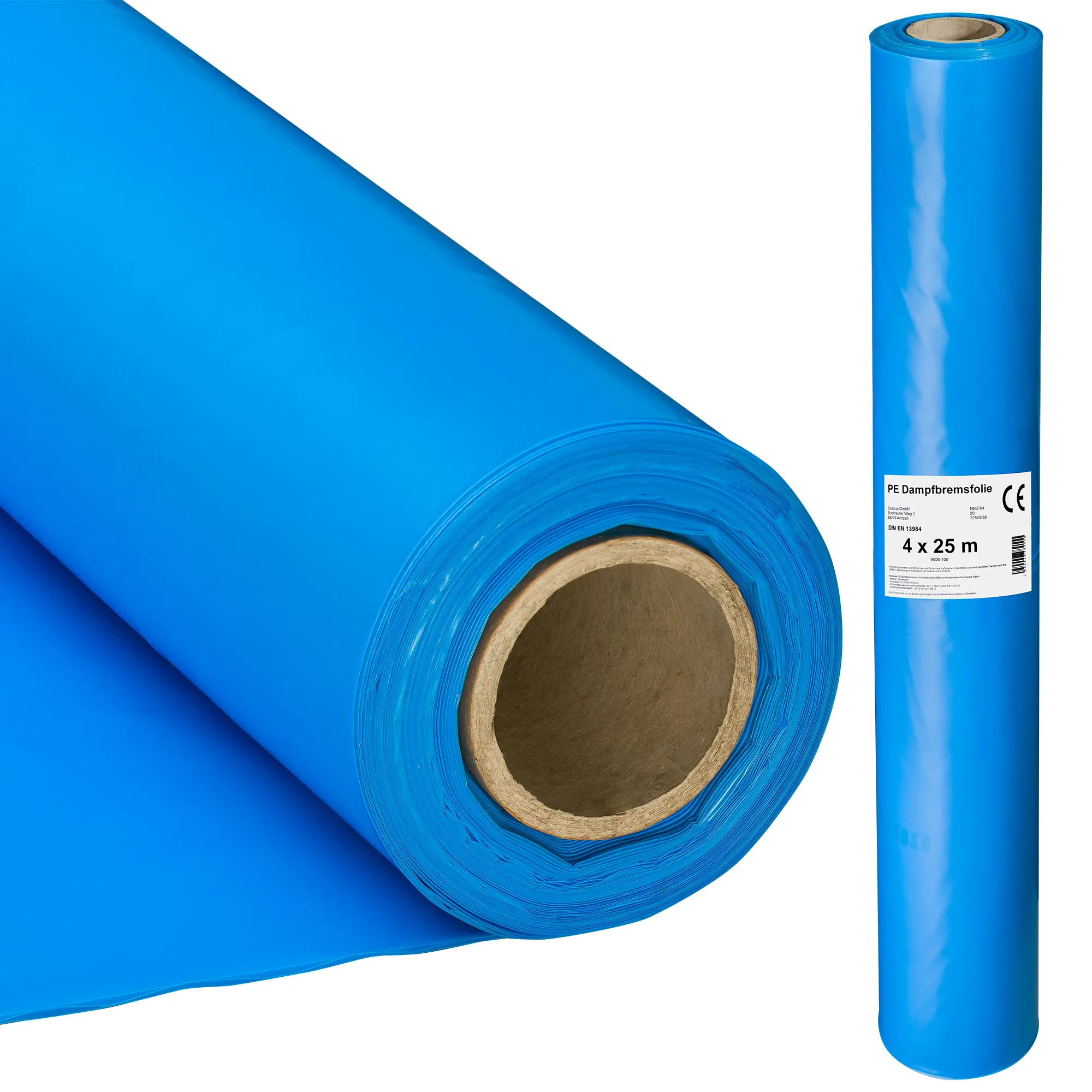 Colorus Premium Dampfbremsfolie 125µ Dachfolie 4 x 25m Brandklasse E