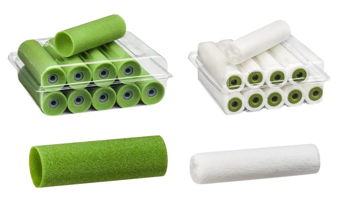 Colorus Premium Lackierrollen-Set (20-teilig) – Filt & konkave Schaumwalzen