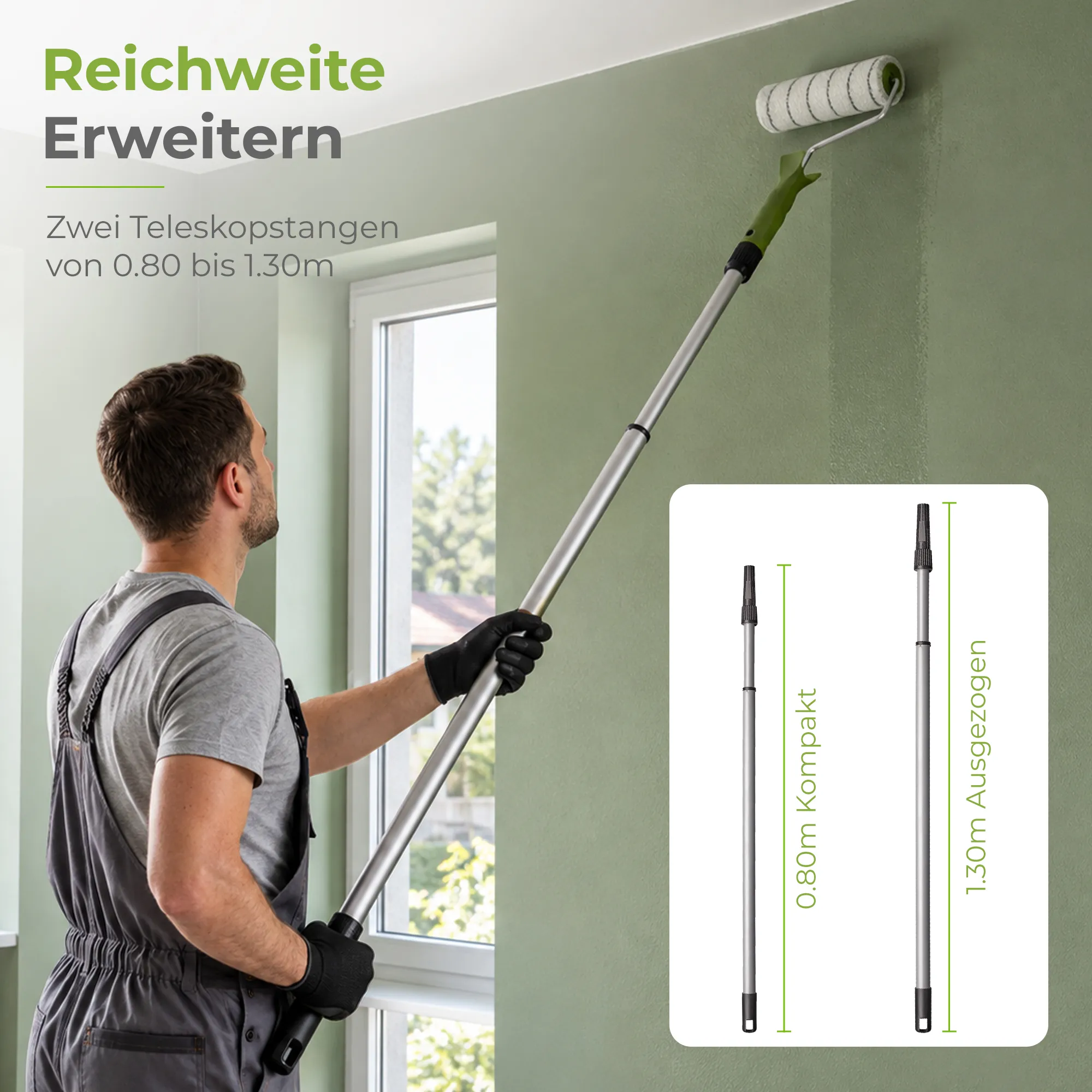 Profi Maler Set 21-teilig | für lösemittelhaltige Lacke & Wandfarben
