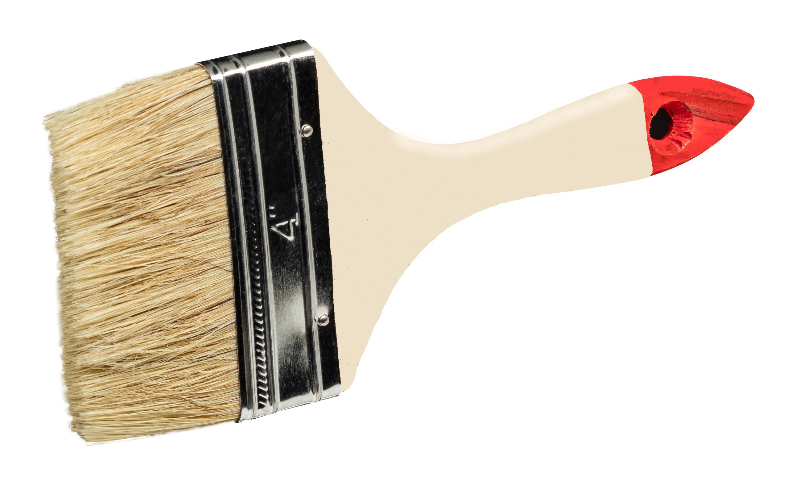 DIY flat brush SOLID paint brush 60% top bristles 5.thickness 100mm