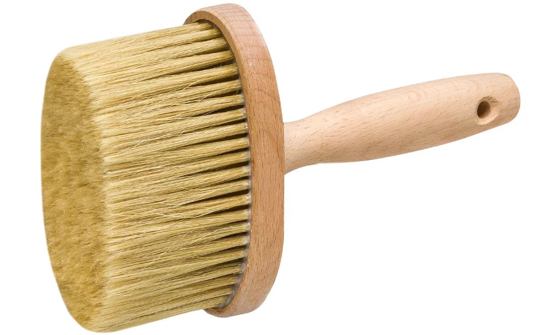 Premium Oval Flächenstreicher SOLID Maler Pinsel 90% Top Borsten 6 x 13cm