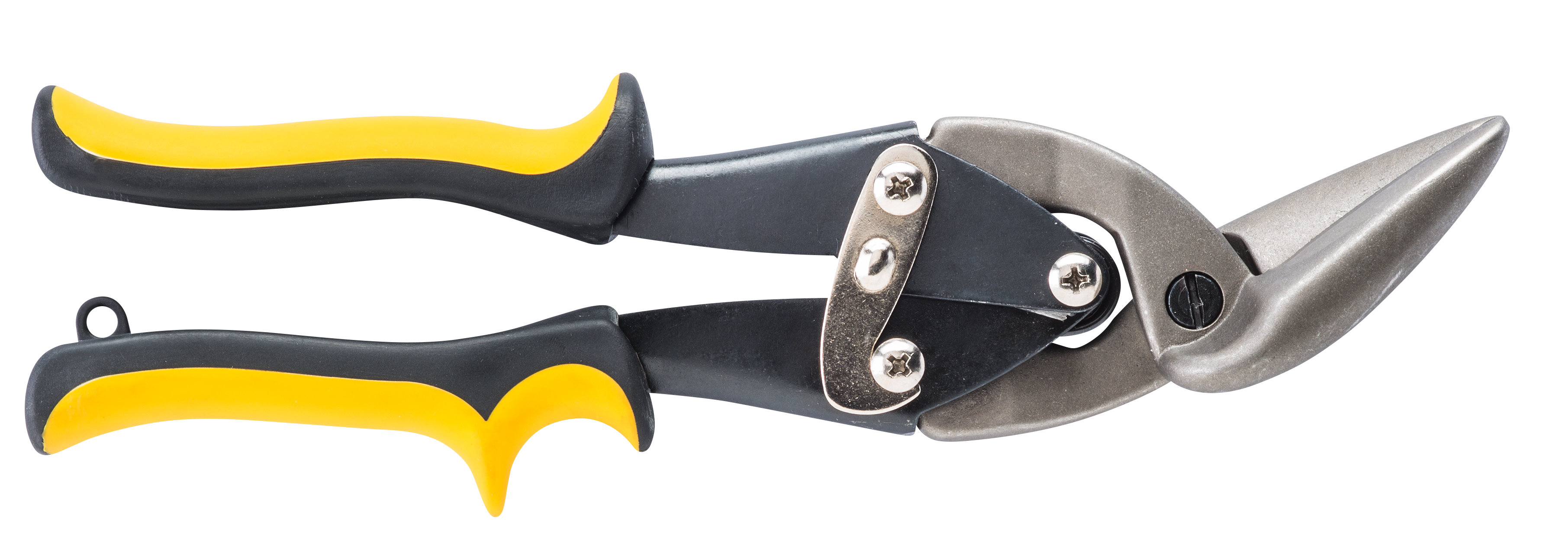 Plate shears with ergonomic handle and special steel, 25cm straight