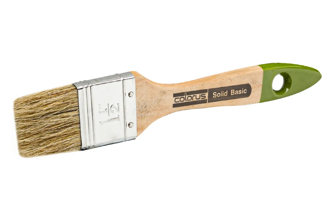 Heimwerker Flachpinsel SOLID Lackpinsel 60% Top Borsten 5.Stärke 35mm
