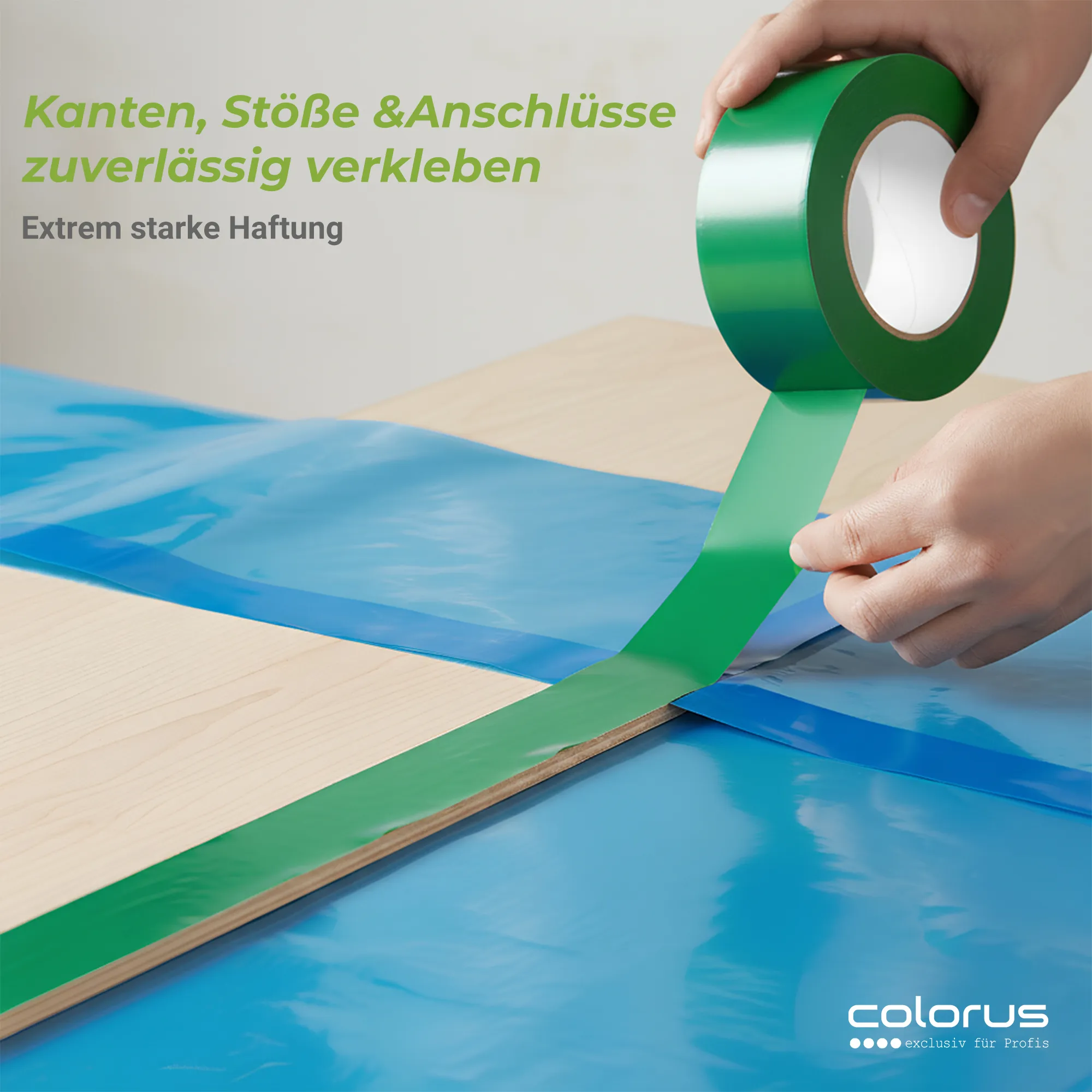 Colorus AggroFlex PLUS ruban adhésif pare-vapeur vert 25m 50mm