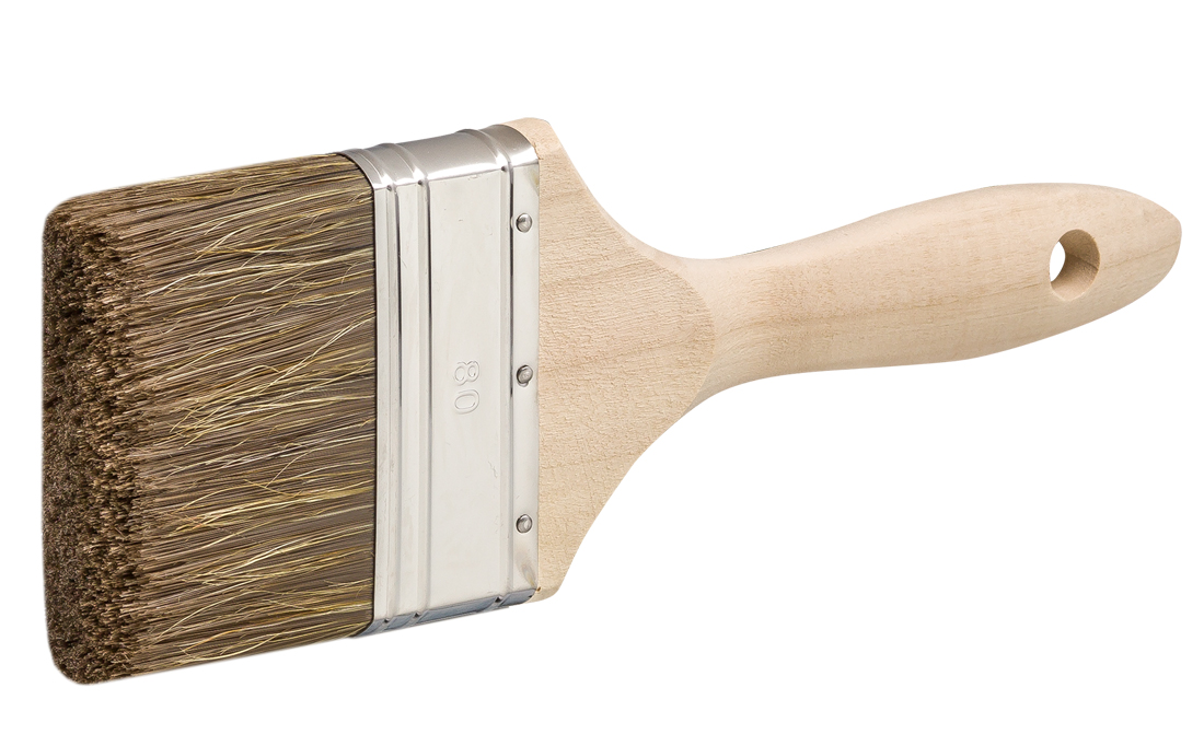 Professional flat brush LASUR glaze brush 80% top bristles 6.thickness 80mm