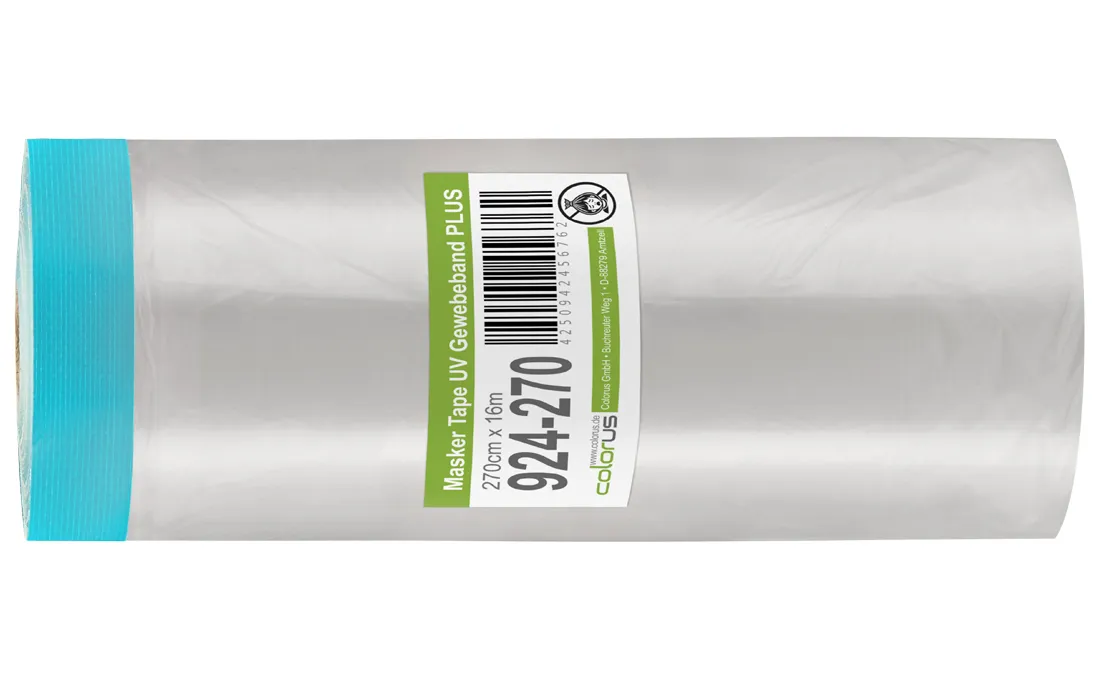 Colorus Premium Folien Masker Tape Gewebe UV 21 270cm x 16m